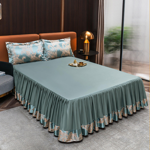 Sang Trọng Châu Âu Duvet Cover Siêu Mềm Sợi Nhỏ Ánh Sáng Trọng Lượng Giường <span class=keywords><strong>Comforter</strong></span> Bao Gồm Jacquard Duvet Cover Set - Product Image 2