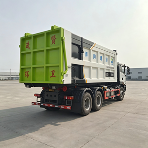 Camion benne à benne basculante SITRAK 6x4 avec benne à déchets assortie et bras de levage hydraulique pour l'élimination des déchets municipaux - Product Image 4