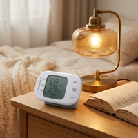 Tensiomètre Électrique Sans Fil Automatique Tout-en-un Facile à Utiliser avec Brassard Bluetooth pour Bras Supérieur, Haute Précision, sur Batterie