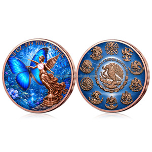 Monedas de Cobre de Alto Relieve Personalizadas al por Mayor, Moneda de la <span class=keywords><strong>Libertad</strong></span> de 5 oz 999, Moneda Conmemorativa de la Diosa con Alas de Mariposa, Colección de Monedas - Product Image 2