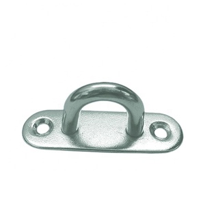 Œil de fixation oblong en acier inoxydable 316 pour usage maritime, anneau en D de 5 mm, plaque de fixation, boucle, gréement, accessoires pour yacht et <span class=keywords><strong>bateau</strong></span> - Product Image 1