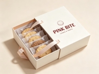 Boîte de rangement pliable écologique pour friandises, impression personnalisée, boîtes à biscuits personnalisées