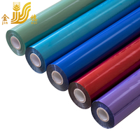 JINSUI Feuille d'estampage à chaud PET de haute qualité Rouleau générique holographique pour impression par transfert de chaleur Papier métallique Feuille MATT