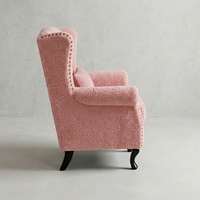Fauteuil de salon moderne en tissu personnalisé, style tendance, collection 2026, offre spéciale