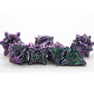 Màu Tím Kim Loại <span class=keywords><strong>Dice</strong></span> Kẽm Hợp Kim Dnd RPG Tùy Chỉnh Kỹ Thuật Số Kim Loại Đa Diện Kích Thước Tiêu Chuẩn <span class=keywords><strong>Rocket</strong></span> <span class=keywords><strong>Dice</strong></span> - Product Image 3