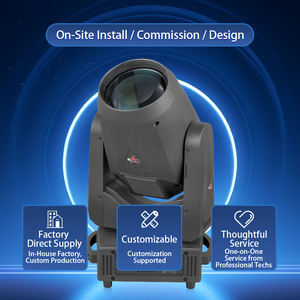 Luzes de Cabeça Móvel A300 Beam 295W com Prismas Duplos, Luz Sharpy Lyre DMX512 IP33, Equipamento de Palco em Alumínio para Casamentos, Concertos e Discotecas - Product Image 6