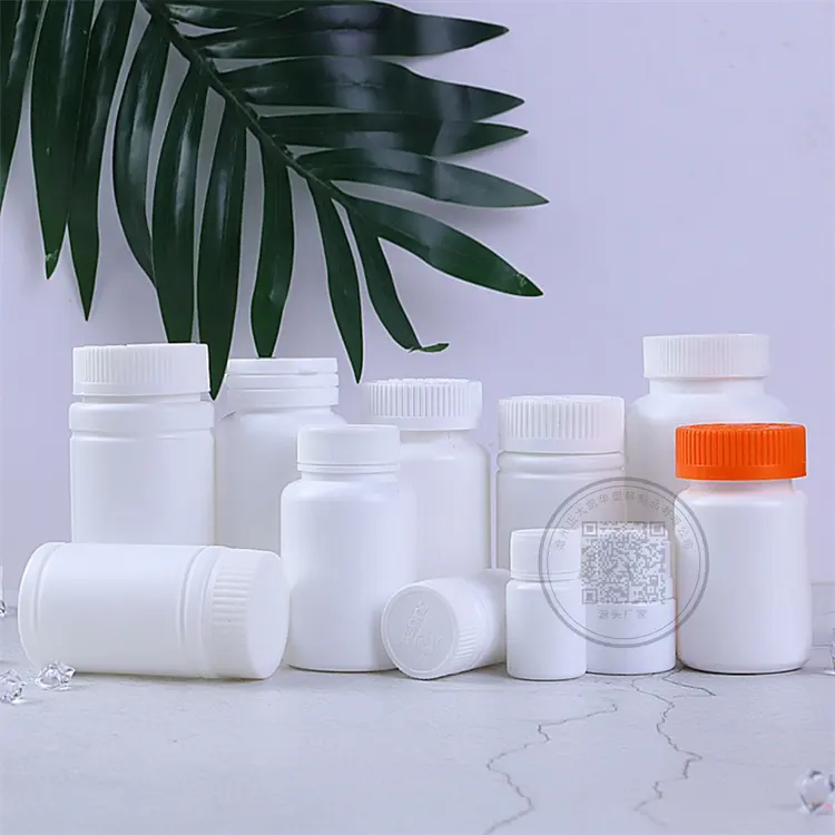 Flaconi per pillole per Capsule mediche in plastica hdpe bianca di dimensioni personalizzate dei produttori