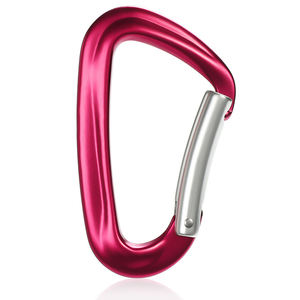 Mosquetón <span class=keywords><strong>de</strong></span> Escalada con Gancho <span class=keywords><strong>de</strong></span> Seguridad <span class=keywords><strong>de</strong></span> 12KN, Personalizable con Logotipo, Proveedor Chino, Mosquetón <span class=keywords><strong>de</strong></span> Aluminio 7075 en Forma <span class=keywords><strong>de</strong></span> D - Product Image 1