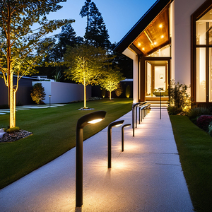 Luces solares de jardín de aluminio al aire libre impermeable IP65 MPPT controlador inteligente para Vall césped sendero luces solares de jardín - Product Image 2