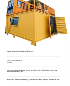 Edificio Modulare Creativo Personalizzato con Terrazza sul Tetto per Negozi, Uffici, Hotel e Progetti Residenziali - Product Image 5