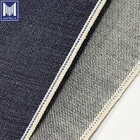 Tissu Denim Japonais Selvedge Épais 15-16 oz, 100% Coton Brut 14