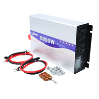 Nouveau 2026 Onduleur solaire à onde sinusoïdale pure 6000W, convertisseur DC-AC, entrée DC 12V 24V 48V 60V 72V, sortie AC 110V 220V, pour maison, camping-car, camping, alimentation hors réseau