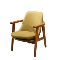 Table et chaises de luxe pour café et restaurant, ensemble de 2 chaises modernes avec accoudoirs en bois