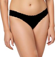 Vente en gros usine – Culottes, slips et strings sexy sans couture en soie glacée douce multicolores à bord festonné pour femmes