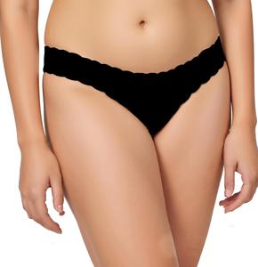Fabrik-Großhandel Mehrfarbige Weiche Eisseide Sexy Nahtlose Höschen mit Wellenrand Slips Tangas für Damen Unterwäsche - Product Image 5