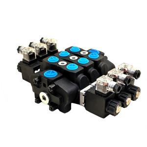 Vanne de commande directionnelle sectionnelle hydraulique à solénoïde Huamao 90L/min (15kg) pour machines de construction, agricoles et industrielles - Product Image 6