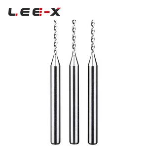 LEE-X PCB Mata Bor Mikro Pengeboran 0.1-<span class=keywords><strong>2</strong></span>.35Mm 3.175 Shank 38L PCB Tungsten Carbide Mata Bor Putar Karbida untuk Aluminium - Product Image 5