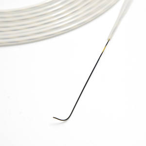 Kawat panduan Nitinol hidrofilik 4500 mm endoskopi 0.032 "ujung lurus zebra dan kawat panduan - Product Image 5