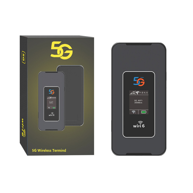 5G Portable WiFi Router M8A Dual-Band Colorful LED WiFi 6 600Mbps High Speed Wireless Network Device for Home Travel Hotspot