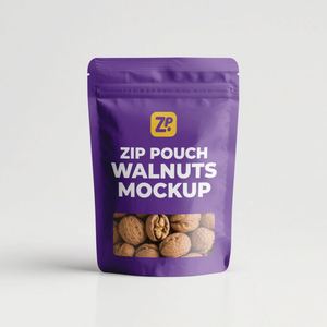 ถุงซิปล็อคพลาสติกลามิเนตอะลูมิเนียมฟอยล์ถุงบรรจุภัณฑ์กาแฟขนมขบเคี้ยวแบบตั้งได้ - Product Image 6