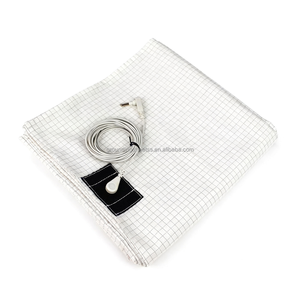 Lenzuola con Filo di Terra per Letto, 10% Fibra d'Argento, Cotone Conduttivo con Cavo per Migliorare la Qualità del Sonno - Product Image 1
