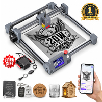 Kit DIY AlgoLaser MK3 20W Graveur et découpeur laser AlgoOS tactile 3,5 pouces pour bois, verre, pierre, cuir