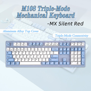 2026 New Design Tri-mode <b>USB</b> WIred Full Size Keyboard <b>USB</b> Type-<b>C</b> Interface Hot Swappable Factory Wholesale - Product Image 3