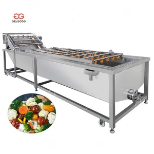 Gelgoog High Efficiency Auto Vegetable Salad Washer Fruit And Veggie Washing Cleaning Machine