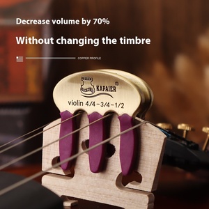 Silenciador profesional Kapaier para violín, viola, violonchelo, reducción, accesorios para violín silencioso, tipo amplificador - Product Image 3