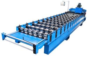Hot Selling Oem Odm Volautomatische Rolvormlijn Geglazuurde Dakpannen Profiel Maken Rolvormmachine Plaatmachines - Product Image 4