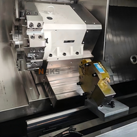 Tour à lit incliné CNC robuste TENAKS TCK800, mono-broche, 2 axes, centre de tournage haute précision, commande GSK, 12 postes à outils