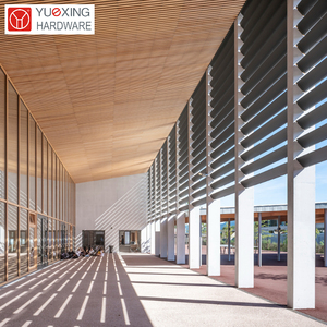 Rejilla de aluminio de construcción de alta funcionalidad de larga duración para protección solar - Product Image 4