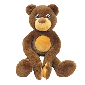 ขายร้อนยัดที่มีสีสันแขนยาวขาลิงตุ๊กตาแขวนตุ๊กตาหมี