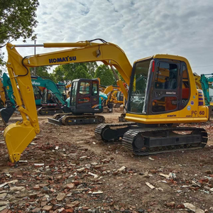 Excavadora de cadenas Komatsu PC60 usada con gran capacidad de trabajo, componentes principales y motor originales - Product Image 4