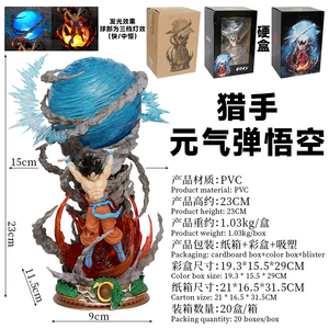 Figura Gigante de Anime Serie Dragon-B, Estatua Coleccionable de Goku con Luz, Modelo Spirit Bomb Hunter, Venta al Por Mayor - Product Image 5