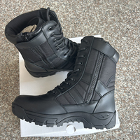 Bottes tactiques pour hommes DF408 en cuir de vachette, nouveau design, mode et entraînement.