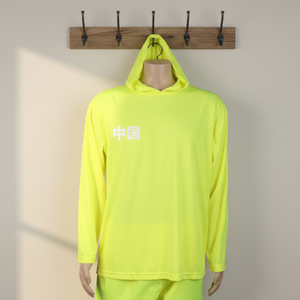 Мужская рабочая футболка из полиэстера с коротким рукавом, трехцветная, двухтонная, с высокой цветопередачей, влагоотводящая, свободного кроя - Product Image 4