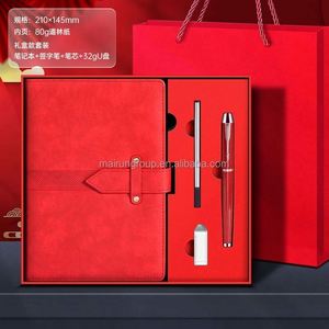 Promotional Luxury Business <b>Gifts</b> Box Set A5 Notebook With Usb Flash Drive Pen Set <b>Office</b> Festival Executive Corporate <b>Gift</b> Sets - Product Image 6