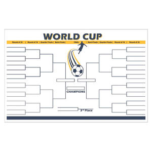 Póster Magnético para Refrigerador con Tabla de Seguimiento de Partidos Borrable para la Copa Mundial de Fútbol 2026 en EE. UU., Canadá y México, Promoción Transfronteriza - Product Image 3