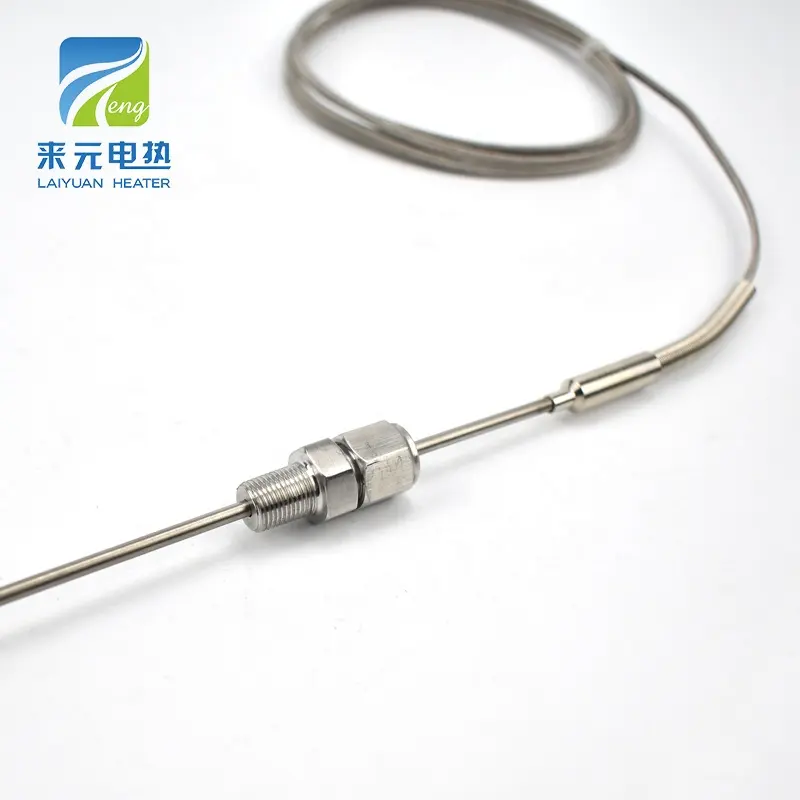Laiyuan Petit capteur de température d'huile RTD PT100 personnalisé WZP 3 fils Pt100 Thermocouple avec câble principal