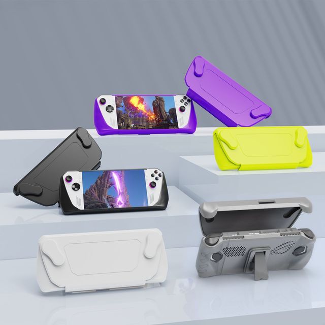JYS-RA005 Detachable TPU Protective Case for ROG Ally Console Handheld Cover With Bracket Shell Skin