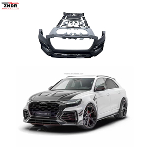ชุดแต่งคาร์บอนไฟเบอร์สำหรับ Audi Q8 RSQ8 สีดำคาร์บอน แบบยึดติด MSY สไตล์ อัพเกรด ชุดแต่งกันชนหน้า ดิฟฟิวเซอร์ สปอยเลอร์ ซุ้มล้อ - Product Image 1