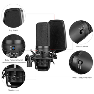 BOYA BY-M1000 Large Diaphragm Condenser Capsule Microphone for Singer Podcasting Artist Studio Mic - Product Image 5