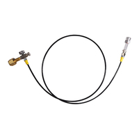 Nouveau Soda Water Soda Fizzy Water Drink à l'adaptateur de réservoir de Co2 externe et Kit de tuyau W21.8 ou G5/8 CGA320 avec déconnexion rapide de jauge