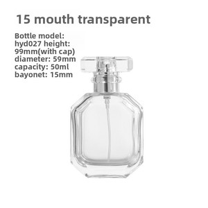 ขวดน้ำ<span class=keywords><strong>หอม</strong></span>แก้วคริสตัลสีขาวขายส่งพร้อมฝาและหัวฉีดแบบเข้าชุด ขนาด 13 มม. 15 มม. 18 มม. <span class=keywords><strong>คอ</strong></span>ขวดแบบเกลียวและแบบ Snap-On รูปทรงแปลกตา - Product Image 5