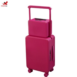 Custom Logo 2-Piece Travel Trolley Luggage Set ABS PC <b>Suitcase</b> Set Spinner Zipper Waterproof <b>Suitcase</b> RTS Bulk Mixed Order - Product Image 1