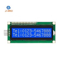 Módulo LCD 1602 de 16x2 con Retroiluminación Blanca Amarillo-Verde, Interfaz Serial IIC I2C, Pantalla LCD