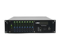 Amplificateur EDFA GPON EPON 22 dBm WDM 16 ports 2U EDFA 23 24 dBm CATV 1550nm PON EDFA avec WDM 48V 16 ports amplificateur PON