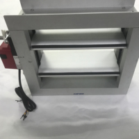 Pièces de systèmes CVC : Volet d'air motorisé en acier galvanisé 24V/220V, solution de contrôle d'air électrique avec conception graphique