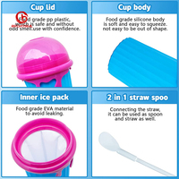 Gobelet magique pour faire des glaces et des slushies, 500 ml, gobelet à presser, gobelet refroidissant, gobelet à lait frappé, gobelet à glace